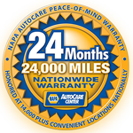 24 Months, 24,000 Miles Nationwide Warranty